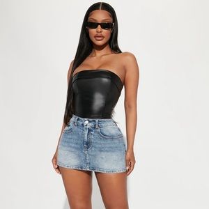 Denim Mini Skirt (NWOT)